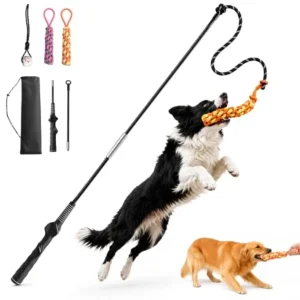 Flirt Pole for Dogs Interactive Dog Toy