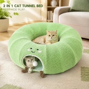 Convertible Cat Tunnel Bed For Indoor Cats