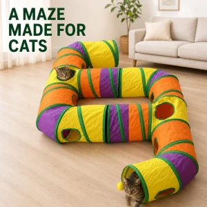 Extra Long Cat Tunnel Maze